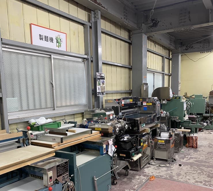 中古製麺機売り場