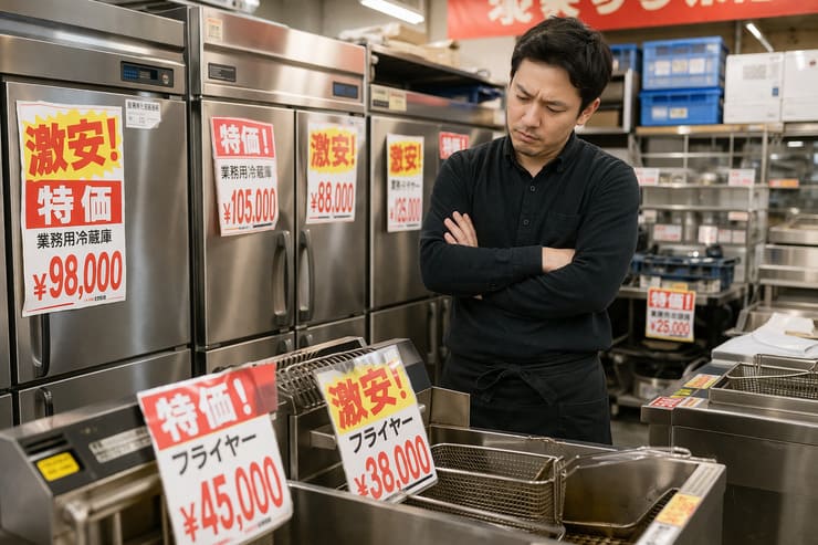 中古厨房機器で失敗しないチェックポイント7つ 安さだけで選ばない 